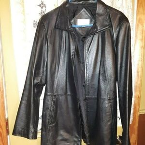 Nwot Worthington Leather Coat Sz XL